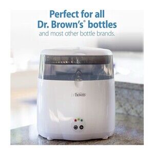 Dr. Brown’s Deluxe Electric Sterilizer for Baby Bottles pacifiers supplies etc